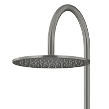 Round Gooseneck 300mm Twin Shower with 3 function Hand Shower